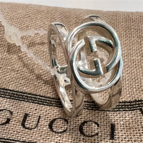 gucci black metal ring band|gucci ring from house of.